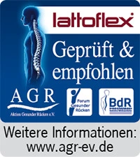 AGR Guetesiegel fuer Lattoflex Produkte