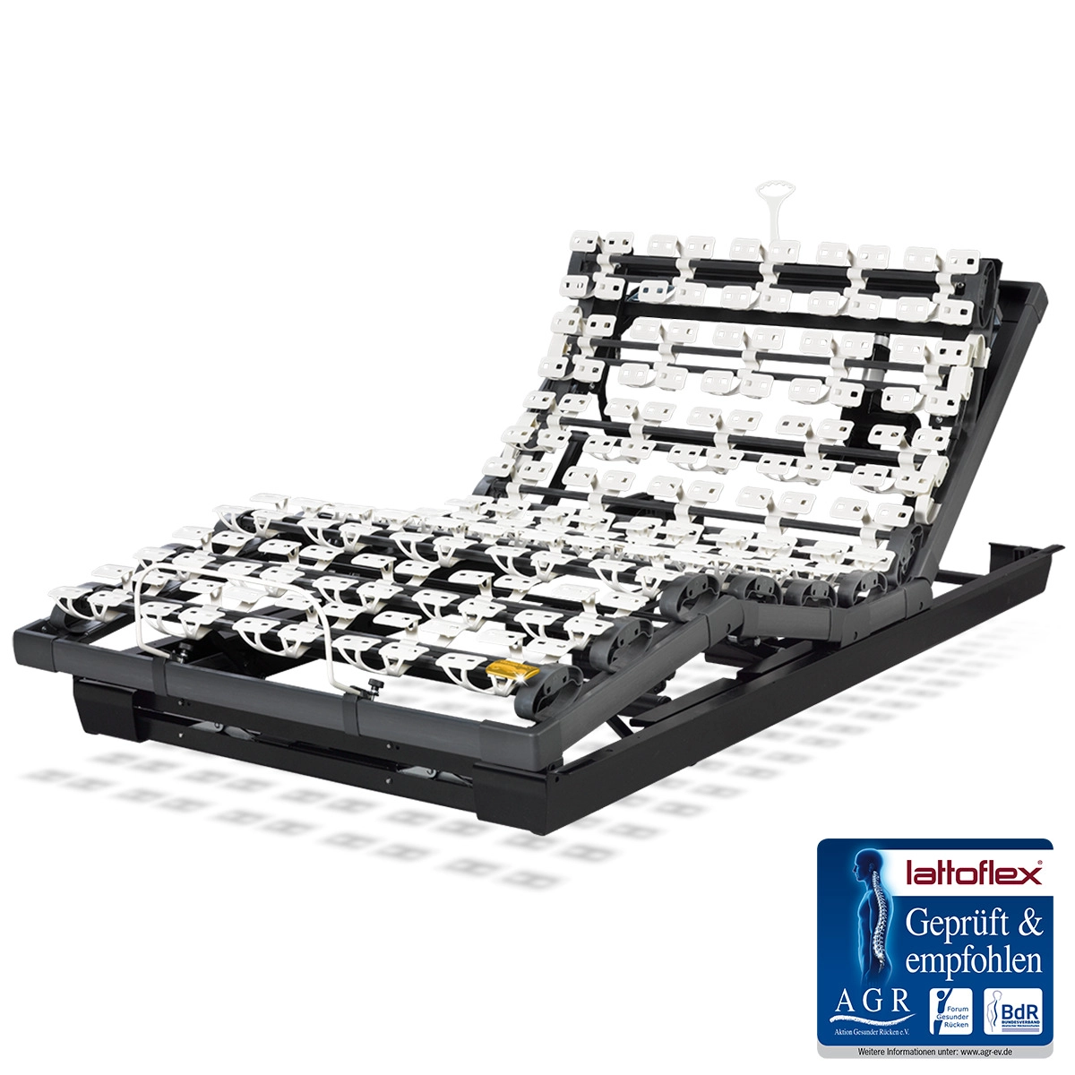 Lattoflex 292 und 293-S und 293-U und 294-US Rahmen mit AGR ev Guetesiegel.