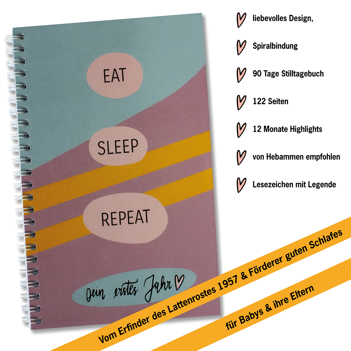 Stilltagebuch – Eat, Sleep, Repeat